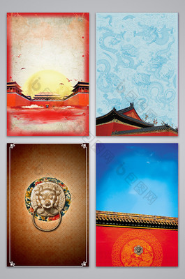 魅力古都，創(chuàng)意無限 北京旅游背景設(shè)計圖與廣告視覺策略